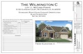 The Wilmington C · Dining Great Room Family Foyer Foyer Kitchen 2 Car Garage Bedroom 2 Bedroom 3 Hall Bath Owner's Suite Covered Porch Walk-In Closet Walk-In Closet Walk-In Closet
