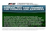 5 THINGS TO REMEMBER: FEDERAL TAX CODE CHANGES FOR … · 5 THINGS TO REMEMBER: FEDERAL TAX CODE CHANGES ... decades, the TCJA doubles the base estate tax exemption from $5 million