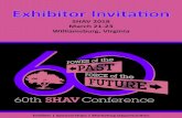 SHAV 2018 March 21-23 Williamsburg, Virginia · Location and Hotel Information Doubletree By Hilton Williamsburg 50 Kingsmill Road Williamsburg, VA 23185 Hotel Reservations 800-222-8733