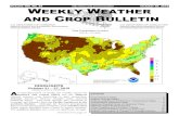 weather WEEKLY WEATHER AND CROP BULLETIN 2018. 12. 11.آ  6 weekly weather and crop bulletin october