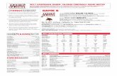 2017 LOUISIANA RAGIN’ CAJUNS FOOTBALL GAME NOTES · games in the month of October. The 16 points scored by Idaho were the fewest allowed by the Ragin’ Cajuns in an SBC road opener