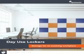 Day Use Lockers - Modern Office - Modern Office Systemshall, or gym, Day Use Lockers are the perfect solution for keeping items secure and nearby. Electronic locks provide ease and