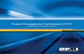 PMP Examination Content Outline 2010 Examination Content Outline... · The Project Management Institute (PMI®) offers a professional credential for project managers, known as the