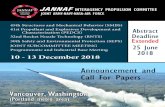 Abstract Deadline Extended 25 June · 2018 in Vancouver, Washington (Portland, Oregon metro area) at the Hilton Vancouver Washington. ATTENDANCE ... website for additional information