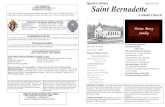 Iglesia Catolica April 23, 2017 Saint Bernadettemyplace.frontier.com/~st_bernadette/bulletins/Bulletin 042317.pdf · CLASSES RESUME APRIL 23 REANUDAN EL 23 ABRIL If you wish to receive