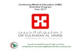 Continuing Medical Education (CME) Activities Program Year 2017 · 2017. 2. 6. · programs. Medical Education Department is a performance-driven organization. The Continuing Medical