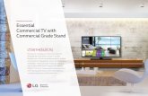 Essential Commercial TV with Commercial Grade Stand * 49 inch · 2019. 9. 3. · Essential Commercial TV with Commercial Grade Stand LT341H(EU/CIS) VALUE ADDED FEATURES Quick menu