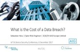 What is the Cost of a Data Breach?€¦ · hit by an IoT breach expected it to cost them 13.4 percent of their total revenue1 More Than 25 Percent of Identified Attacks in Enterprises