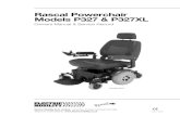 Rascal Powe rchair Models P327 & P327XL · 2 Rascal P327 / P327XL Powerchair Owner’s Manual & Service Record Notice All Electric Mobility Vehicles are sold through authorised dealers.
