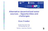 Alternative decentralized water sources â€“ Opportunities ... Alternative decentralized water sources