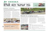 N ews - Dekra · quarter of 2014 group sales had risen by approximately 13.8 per cent to almost 590 million euros. DEKRA expects the organisation to continue growing successfully
