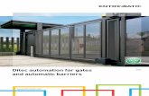 Ditec automation for gates EN and automatic barriers...cover and comes with a closing key for increased safety Ditec NeoS is controlled via Gol 4 transmitters and pre-programmed with