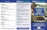 Workshops TRANSITION STROUD TRANSITION STROUD · large scale forest gardens • community shared space Mini workshops and activities will be running at the following times and venues
