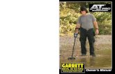 AT PRO INTERNATIONAL - Metal Detectors · 4 Garrett Metal Detectors AT Pro International™ 5 AT Pro CONTROL PANEL QUICk START GUIDE 1. Install batteries. The AT Pro operates with