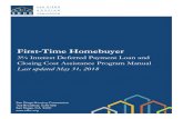 First-Time Homebuyer - SDHC...2018/09/03  · First time homebuyer means a person who has not owned a home durin g the three year period prior to purchase of a home using assistance