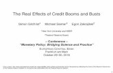 The Real Effects of Credit Booms and Busts2018/10/29  · Db(I ),t +θ2 Db(E k,t +δ +γt +ξ,t ξˆ k,t captures variation in credit supply across counties due to changes in ... −2