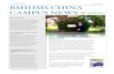 BMIHMS CHINA CAMPUS NEWS APRIL 2016.… · Volume2 Issue1 April 2016 BMIHMS China Campus News 2 3 KEY CEREMONY 4 GRADUATION 5 MUFTI DAY One!thing!is!to!make!sure!we!are!providing!a!good!quality!teaching!and!
