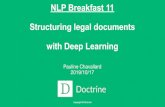 NLP Breakfast 11 Structuring legal documents ... - Feedly Blog€¦ · NLP Breakfast 11 Structuring legal documents with Deep Learning Pauline Chavallard 2019/10/17