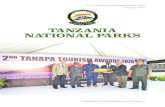 TANZANIA NATIONAL PARKS€¦ · National Parks. Tim Corﬁeld 8 Best Airplane Operator operating in National Parks In recognition of outstanding ﬂight operations in National parks.