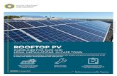 ROOFTOP PV - Western Cape · install your PV system safely. - the electrician is permitted to issue a CoC for the installation, which will confirm that the installation has been performed