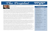 The Prophet - Temple Isaiah · 3/10/2017  · Shalom and Happy Month of Adar (the Hebrew month when Purim falls) – First a little educational tale about Purim and the specific role