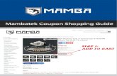 Mambatek Coupon Shopping Guide Coupon Shopping... · 2016. 6. 22. · HOME CONTACT SHOPPING CART REGISTER SIGN IN $100.00 $120.00 $1,098.00 Advanced Search Order Summary Il $949.00