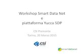 Workshop Smart Data Net e piattaforma Yucca SDPsmartdatanet.it/images/workshop/SDP-Workshop-20150320.pdf · Principali tappe Smart Data Net Settembre2014 •Prima developerrelease
