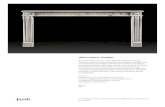 18th Century Antique · 18th Century Antique A French 18th Century Louis XVI Neoclassical antique fireplace in veined statuary marble with typical straight lines and symmetrical sculptured