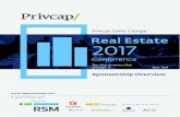 Privcap Game Change: Real Estate 2017€¦ · Portfolio Manager Longpoint Realty Partners David Watson Partner, Goodwin Dara Friedman Senior Vice President, Portfolio Management,