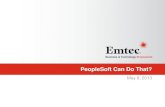 PeopleSoft Can Do That? - Emtec Oracle Business Intelligence â€¢Oracle EPM application implementations