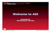 Welcome to ASI - The ASI Show · 2018. 3. 12. · Top 10 Reasons To Sell Promotional Products 6. Big savings on everyday business services. (average ASI member saves $2400/year) 7.