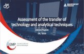 Assessment of the transfer of technology and analytical ...gosgmp.ru/download/Materialy/Den_2/Sessiya_4/2_eng_7_Pavelek.pdf · • LIMS • documentation (EDMS) • compliance with