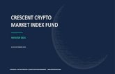 CRESCENT CRYPTO MARKET INDEX FUND · New crypto investors can be at risk to lose funds and invest in scam projects Net of fees, passive investments have generally outperformed active