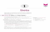 Sets · Applications of Set Theory 1. Definition of Set A well-defined collection of objects, is called a set. Sets are usually denoted by the capital letters A, B, C, X, Y and Z