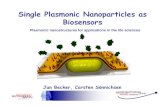 Single Plasmonic Nanoparticles as Biosensors · Single Plasmonic Nanoparticles as Biosensors Sensing properties of plasmonic particles Darkfield-microscopy (fastSPS) Protein-membrane