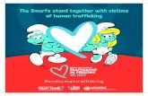 The Smurfs stand together with victims of human trafficking · The Smurfs stand together with victims of human trafficking. #endhumantrafficking Today is the World Day against Trafficking