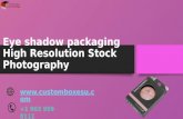 Printed Personalized Branded eye shadow packaging in USA