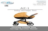 AZ-1 · AZ-1 baby carriage 3in1  info@maema.ee +37253519369 Majaka põik 15 11414, Tallinn, Estonia Dana Investment OÜ Combined Foldable Baby