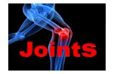 Genaral - Joints · SYNOVIAL JOINTS CHARACTERSTICS:-1. Articular cartilage 2. Articular capsule 3. Synovial membrane with Synovial fluid 4. Ligaments 5. Articular disc or