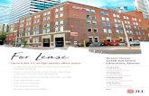 ictoria Par oad For Lease - JLL - beaver house - web_9881689.pdf · Citadel heater Building Parade Building 5 Edmonton City Centre Scotia Place ogers Place 500 yd 6,786 s.f. of office