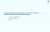 Open Data and Creation of Smart Cities · Vision - realization of a low carbon society utilizing next generation automobiles. （図表引用）豊田市資料. Smart cities with