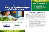 Cover: Sitting Matters October 2016 Newsletter 2: 3: Health …files.constantcontact.com/547b72bf301/b11b2810-8652-453f... · 2016. 10. 31. · PEIA Pathways October 2016 Newsletter