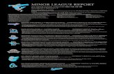 MINOR LEAGUE REPORT · 2020. 4. 20. · MINOR LEAGUE REPORT 2017 MINOR LEAGUE AFFILIATES RECORD: 152-189 YESTERDAY’S RESULTS: 3-4 * Norfolk scored two runs in the seventh and one