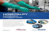 HOSPITALITY - mapa-pro.co.uk · HOSPITALITY CLEANING TOOLS & PROTECTIVE GLOVES Cleanliness is important for all businesses, but is most relevant in the hospitality industry. Here