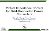 Virtual Impedance Control for Grid-Connected Power Convertersgrouper.ieee.org/groups/harmonic/simulate/Panel Sessions/GM_2016… · Parallel resonance Series resonance V dc L 1 L
