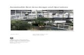 Sustainable Rest Area Design and Operations · including green building design, sustainable operations strategies, use of renewable energy technologies, and education and tracking.
