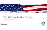 Weekly Stakeholder Briefing...Opening Remarks Helen Eddy Director, Polk County Health Department COVID‐19 Incident Commander Current Operational Objectives 1. Protect the public