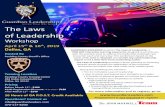 The Laws of Leadership - Guardian Leadership · The Laws of Leadership provides a direct pathway to achieving desired results through the applica on of key concepts and proven principles