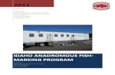 ANADROMOUS FISH MARKING PROGRAM - United States Fish … · The forklifts were operated by hatchery personnel and the two fish pumps were operated by members of the fish‐marking