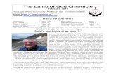 The Lamb of God Chronicle 2016/1602 Lamb o… · February 2016 The Lamb of God Community PO Box 35 054 Christchurch 8640 Phone [03] 383 2631 Mobile 021 817 232 Email: Lamb_of_God@clear.net.nz